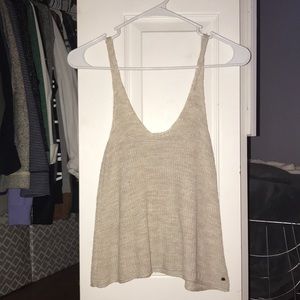 American eagle cream tank top